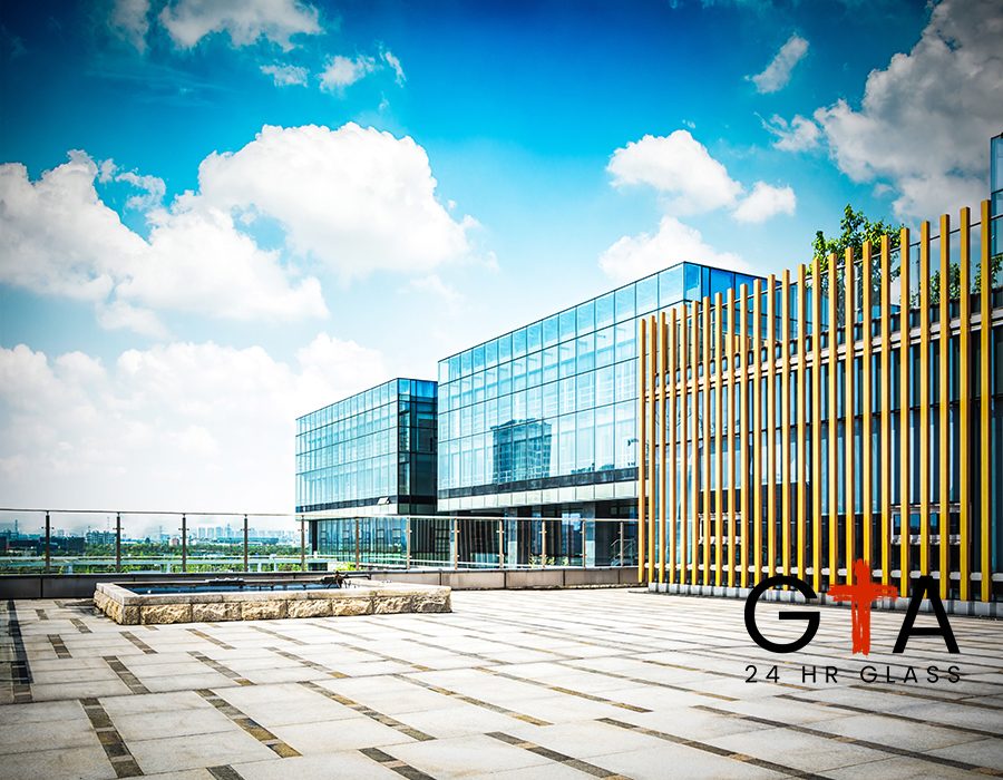 Large modern office building