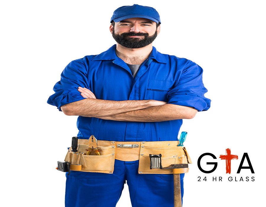 Plumber with his arms crossed